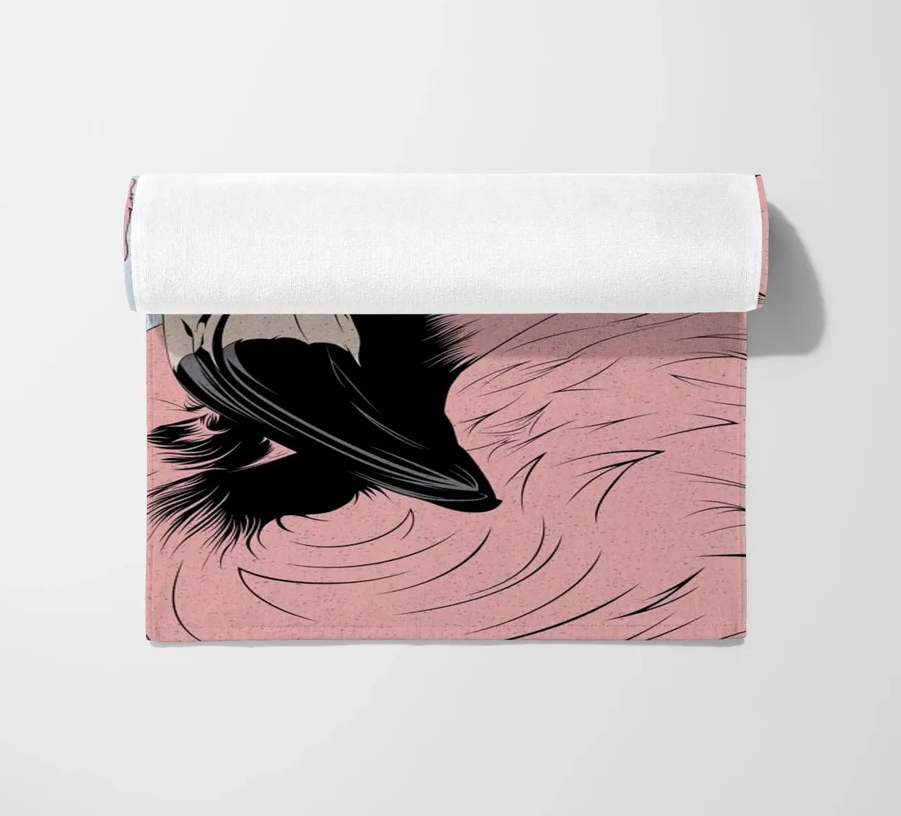 Fenicottero telo mare da Cranio Dsgn