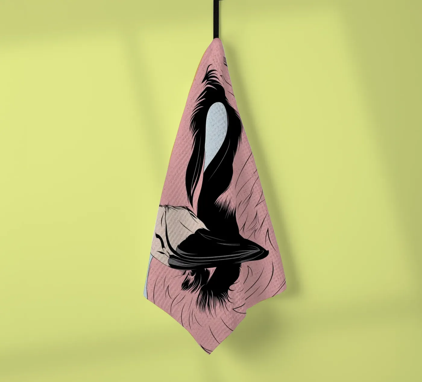 Flamingo Geschirrtuch von Cranio Dsgn