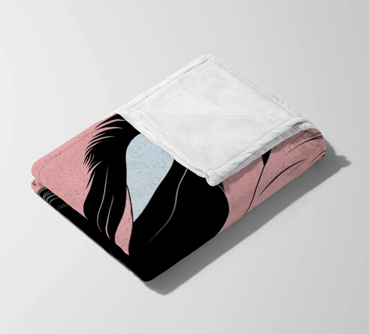 Flamingo Fleecedecke von Cranio Dsgn