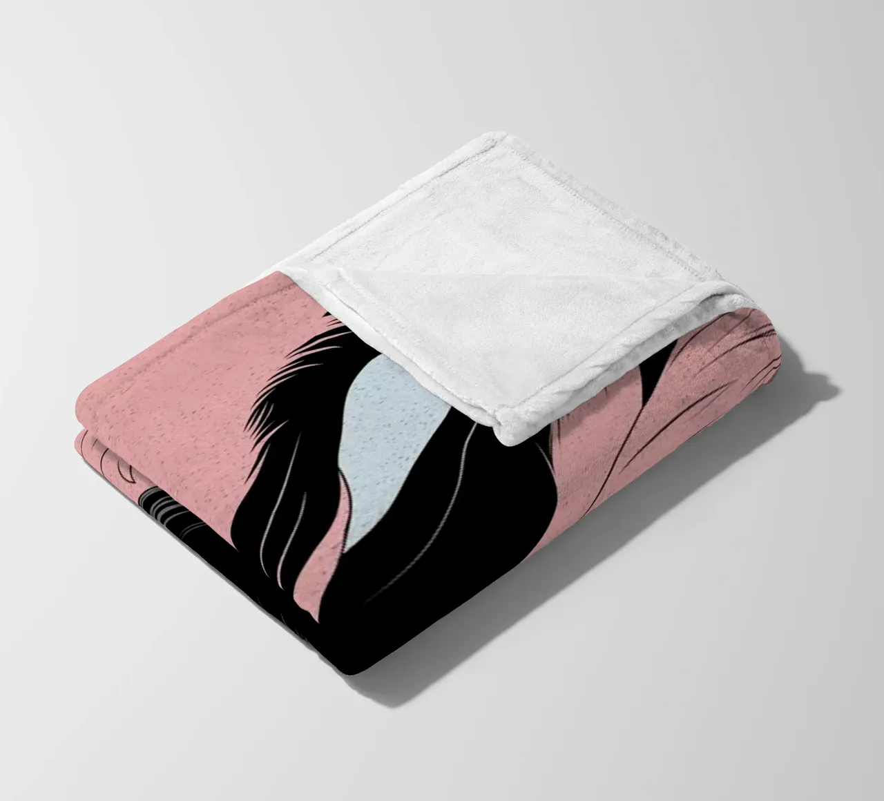 Flamingo Fleecedecke von Cranio Dsgn