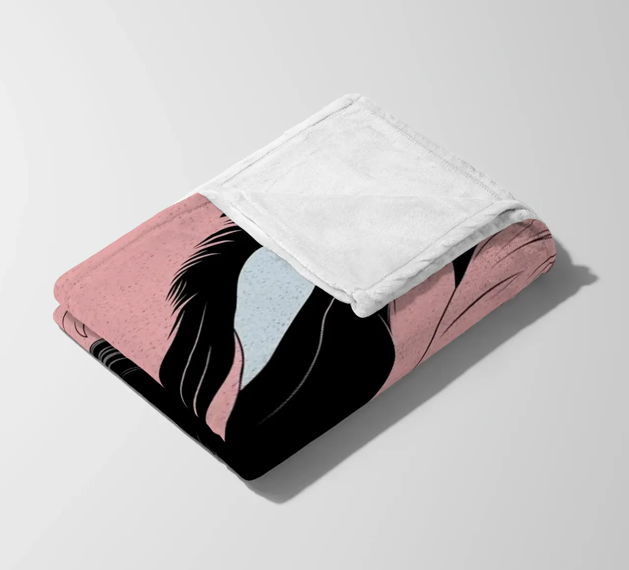 Flamingo Fleecedecke von Cranio Dsgn