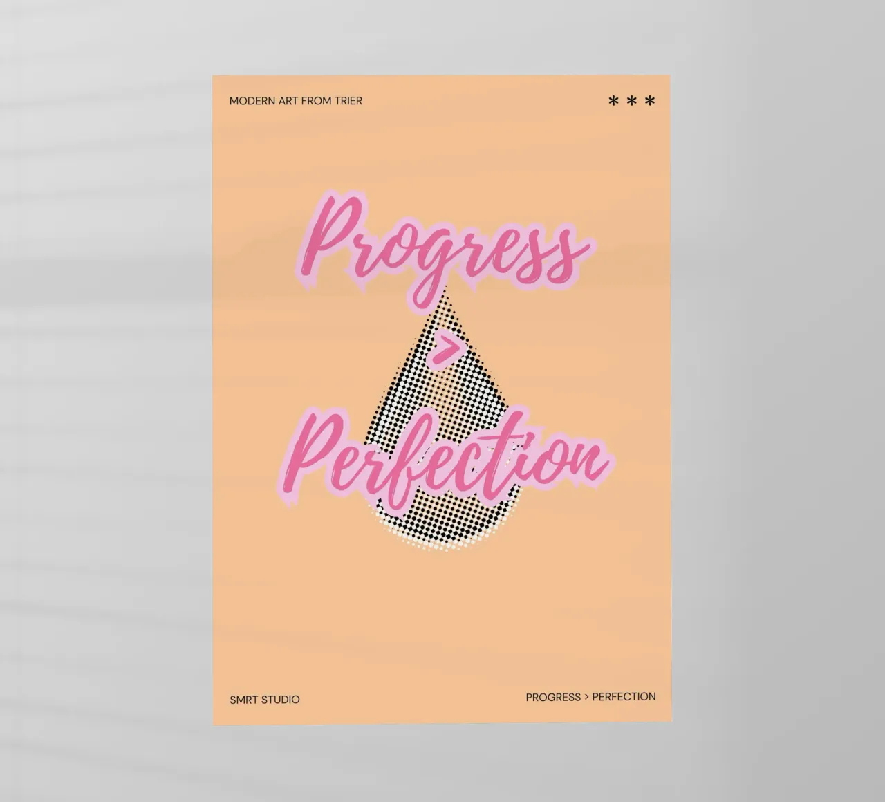 PROGRESS > PERFECTION pellicola backlit da Einfach Uebel