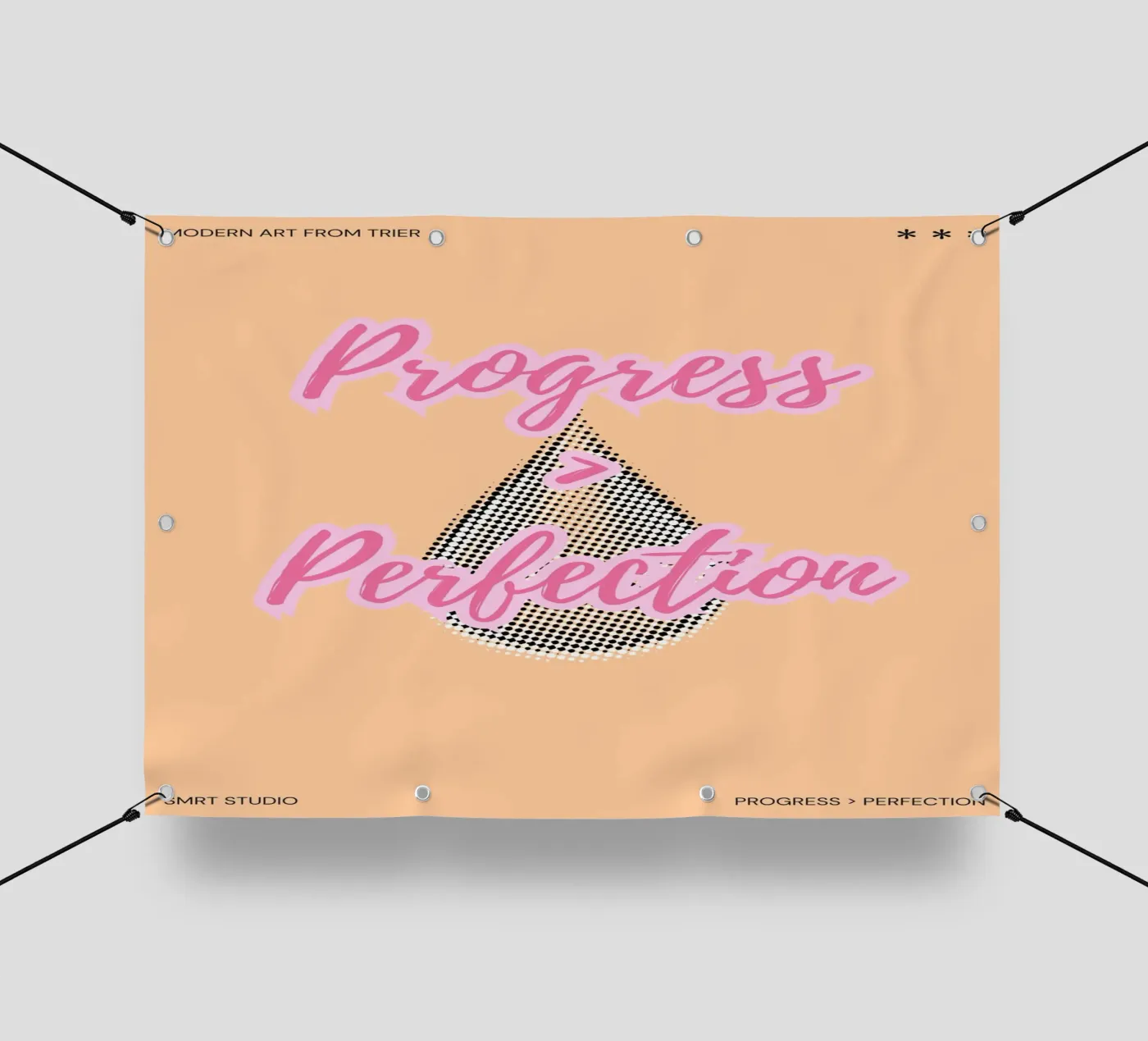 PROGRESS > PERFECTION telo in pvc da SMRT STUDIO