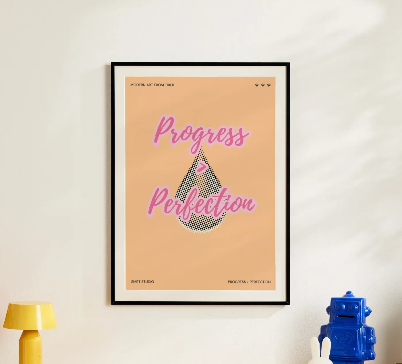 PROGRESS > PERFECTION poster de SMRT STUDIO