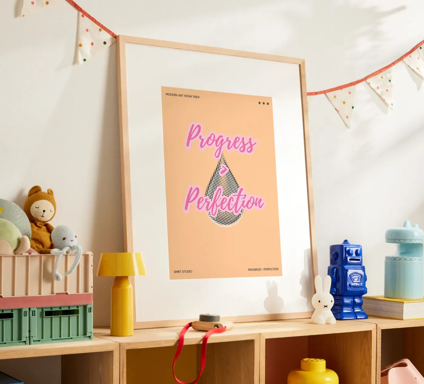 PROGRESS > PERFECTION poster de SMRT STUDIO