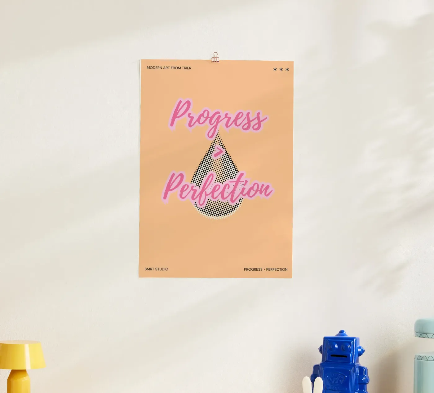 PROGRESS > PERFECTION poster de SMRT STUDIO