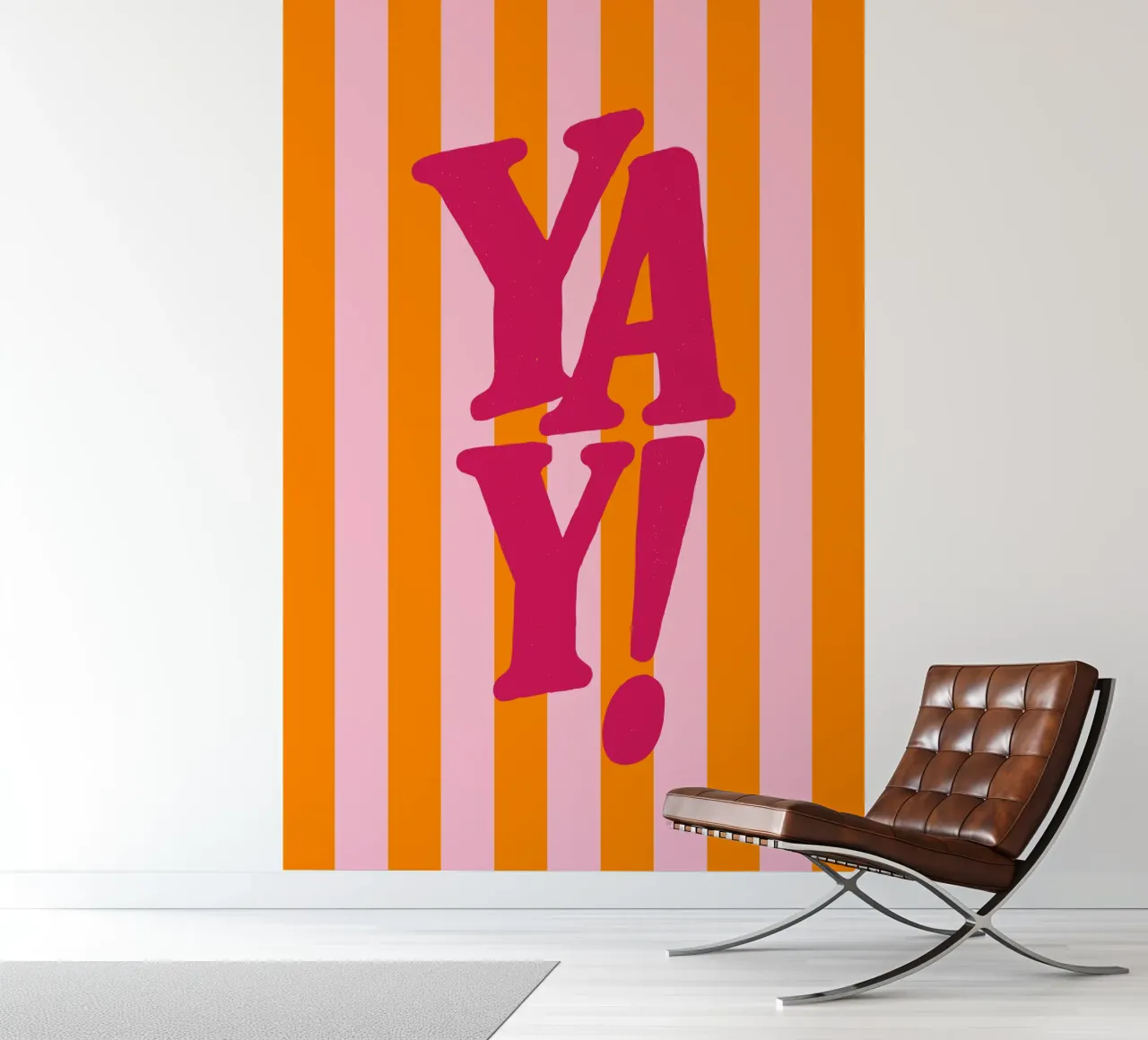 Striped with Excitement fotobehang van QuooodZ by MooodzArt