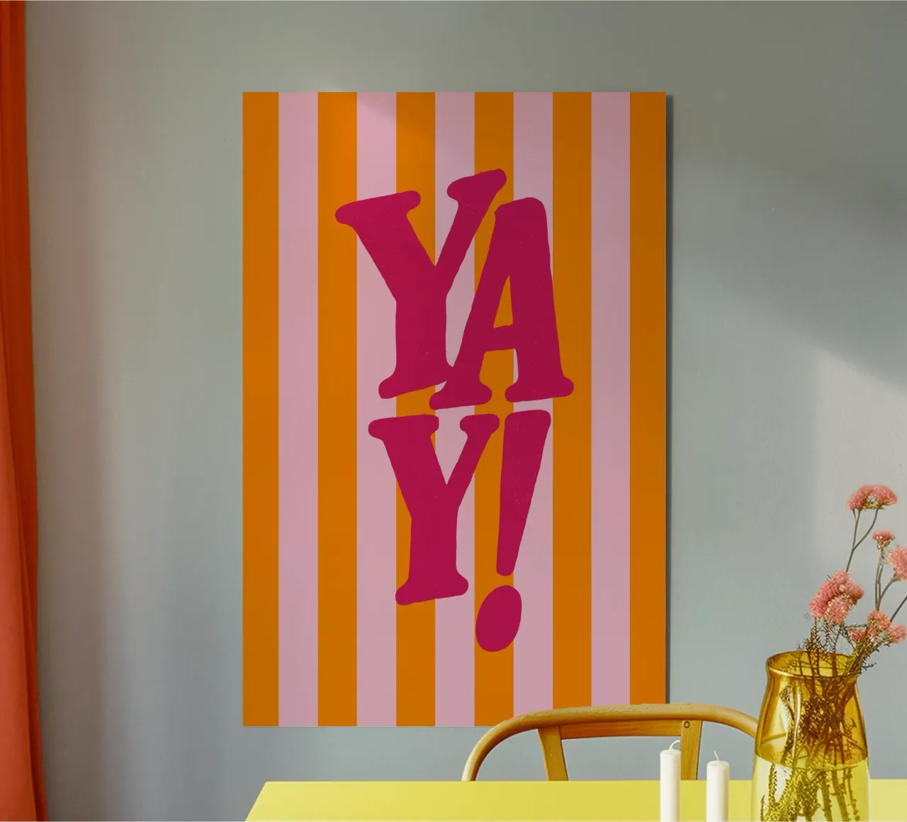 Striped with Excitement alluminio dibond da QuooodZ by MooodzArt