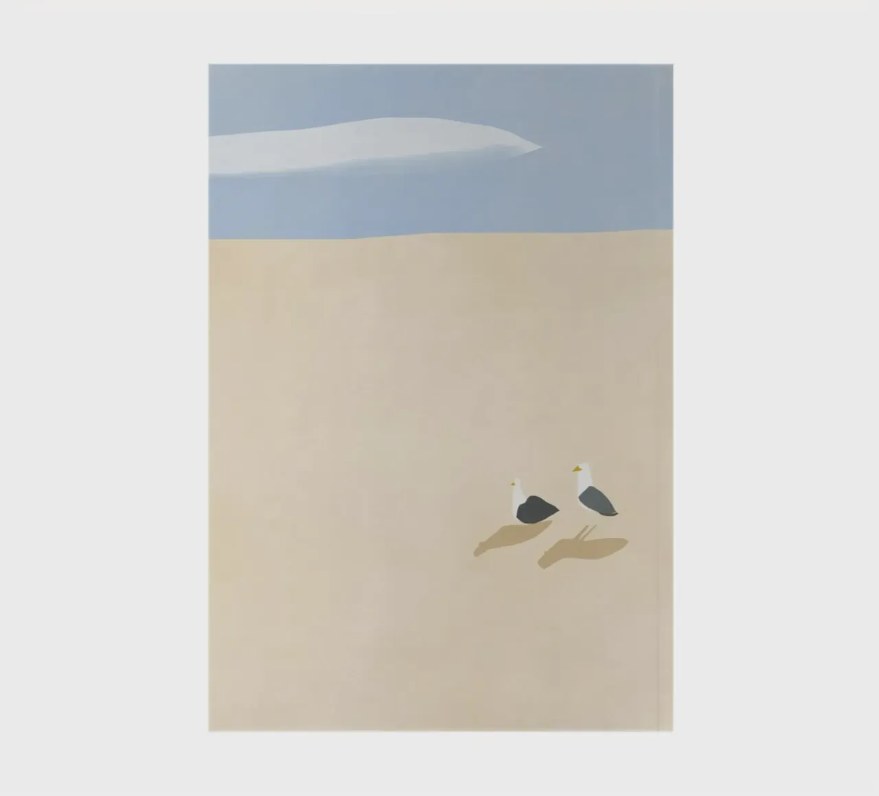 Sandy beach notebook by Little Dean