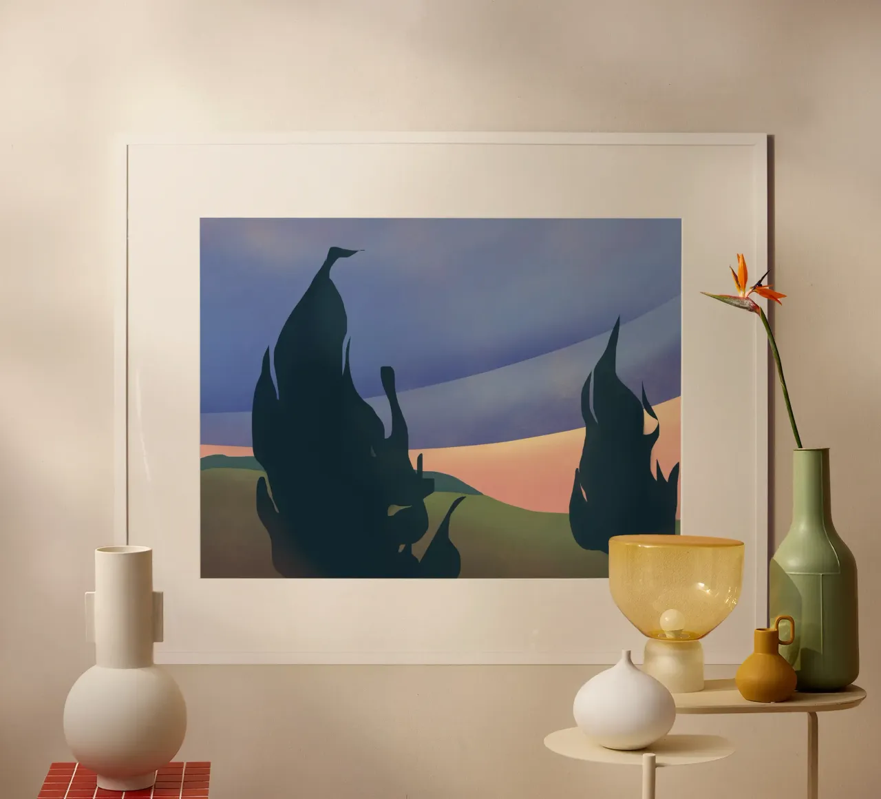 Schemering wind poster van Little Dean