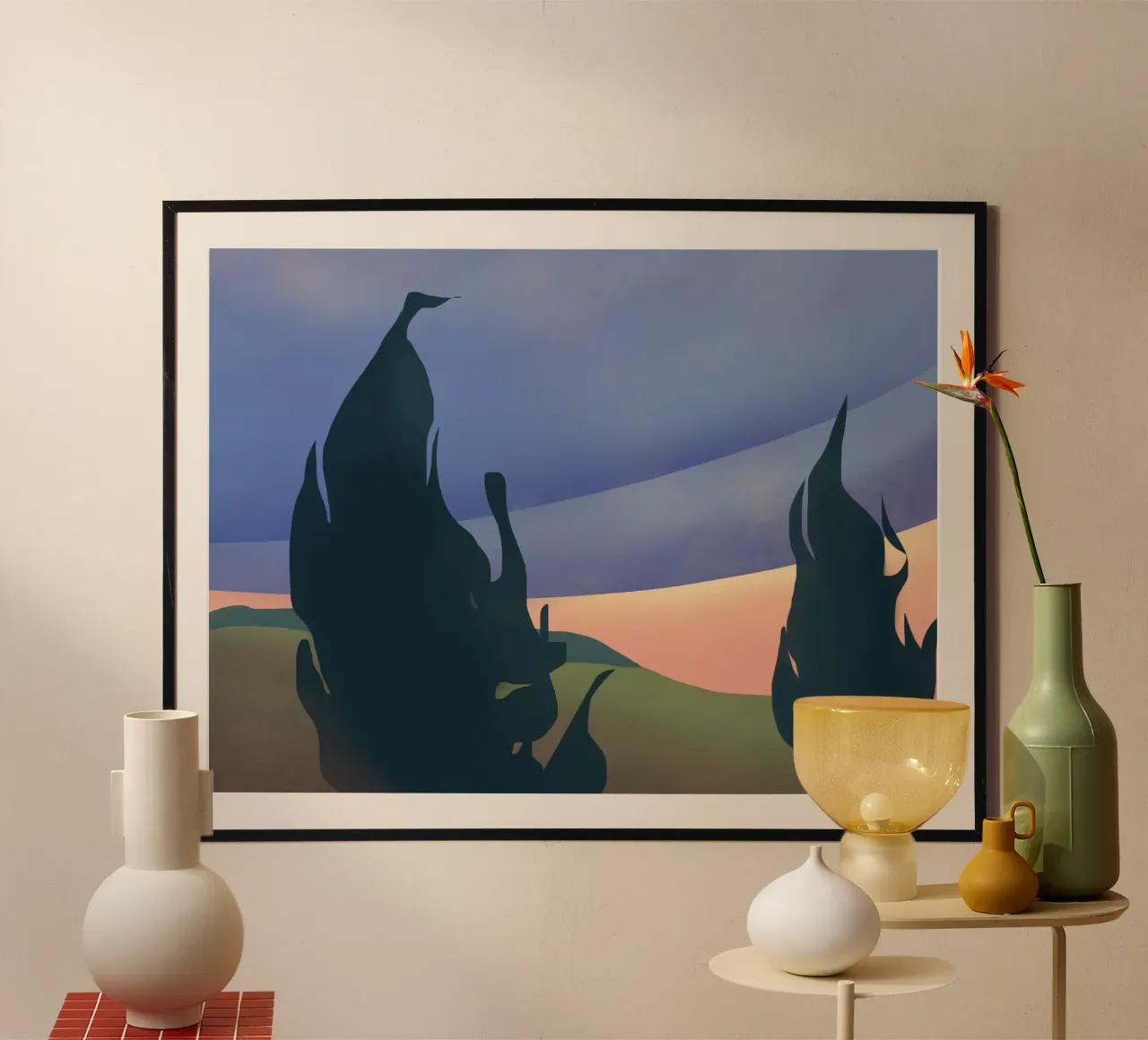 Schemering wind poster van Little Dean