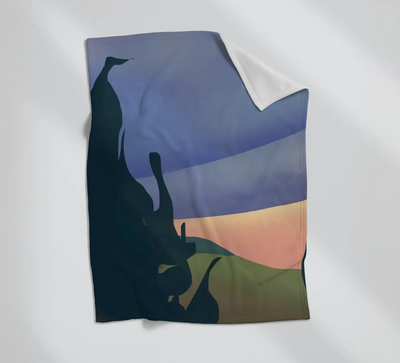 Dusk wind fleecedeken van Little Dean