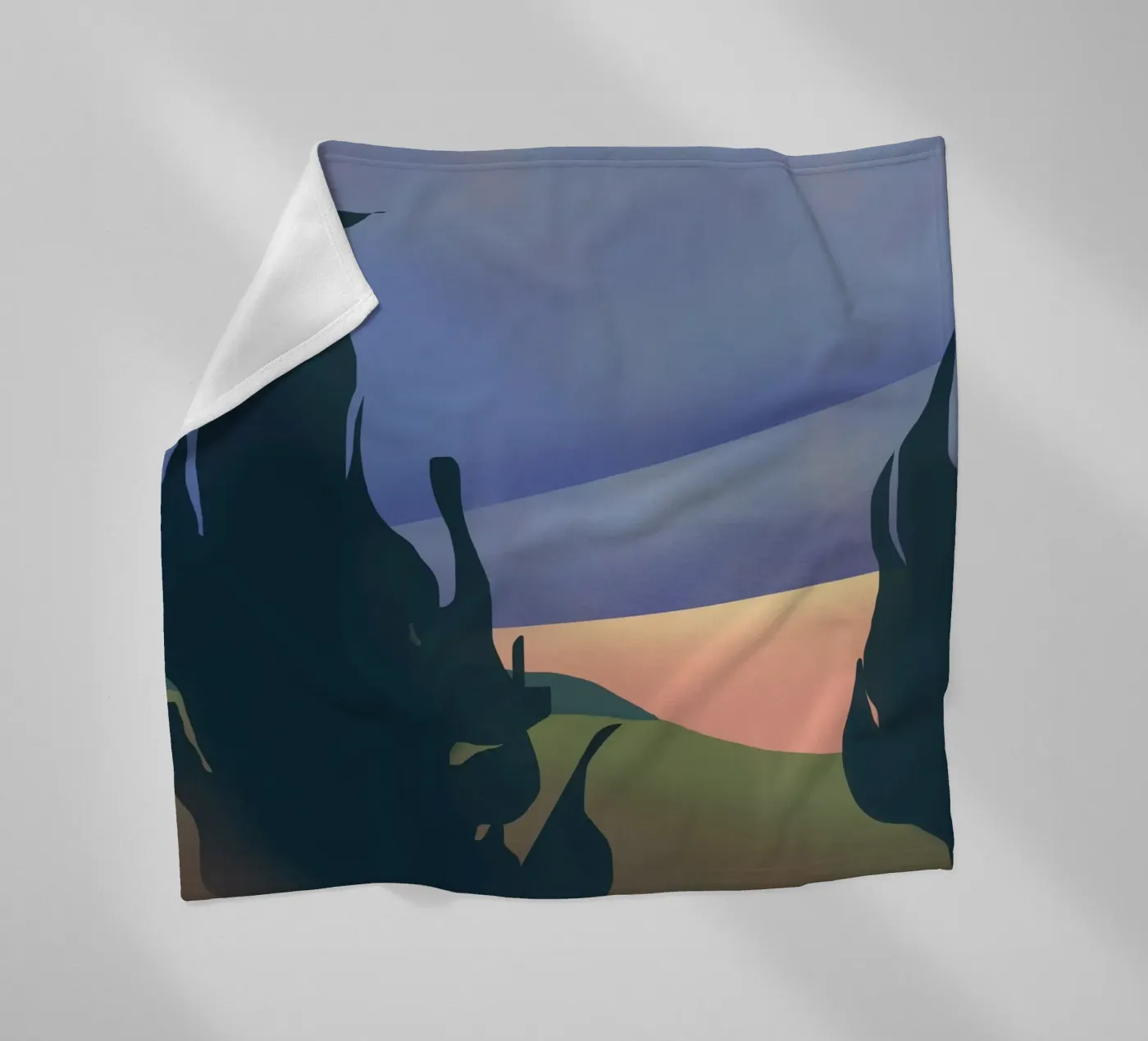 Dusk wind fleecedeken van Little Dean