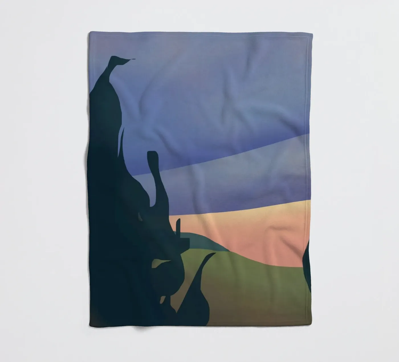 Dusk wind fleecedeken van Little Dean