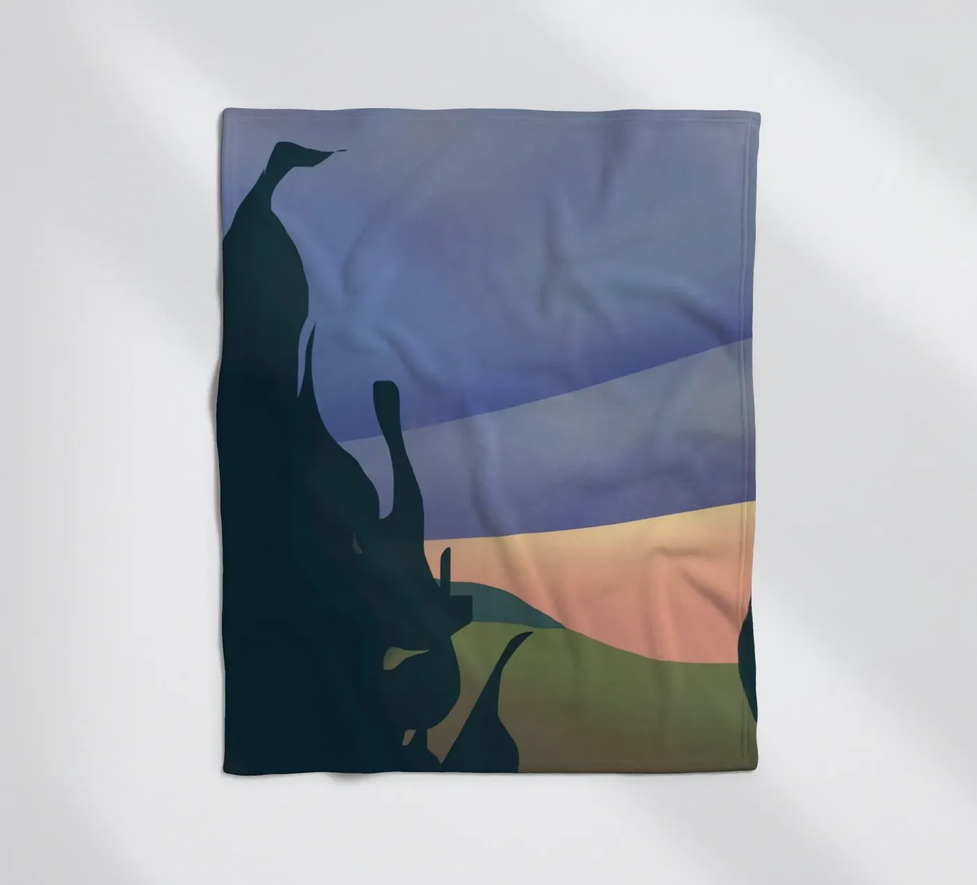 Dusk wind fleecedeken van Little Dean