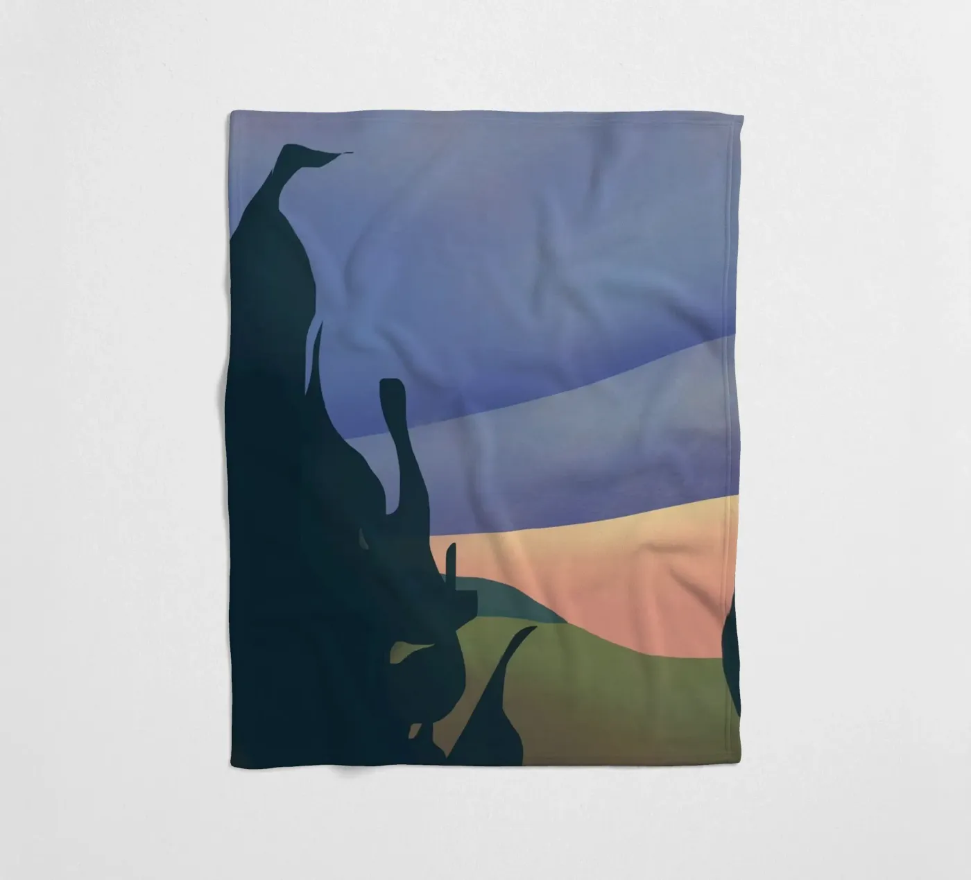 Dusk wind fleecedeken van Little Dean