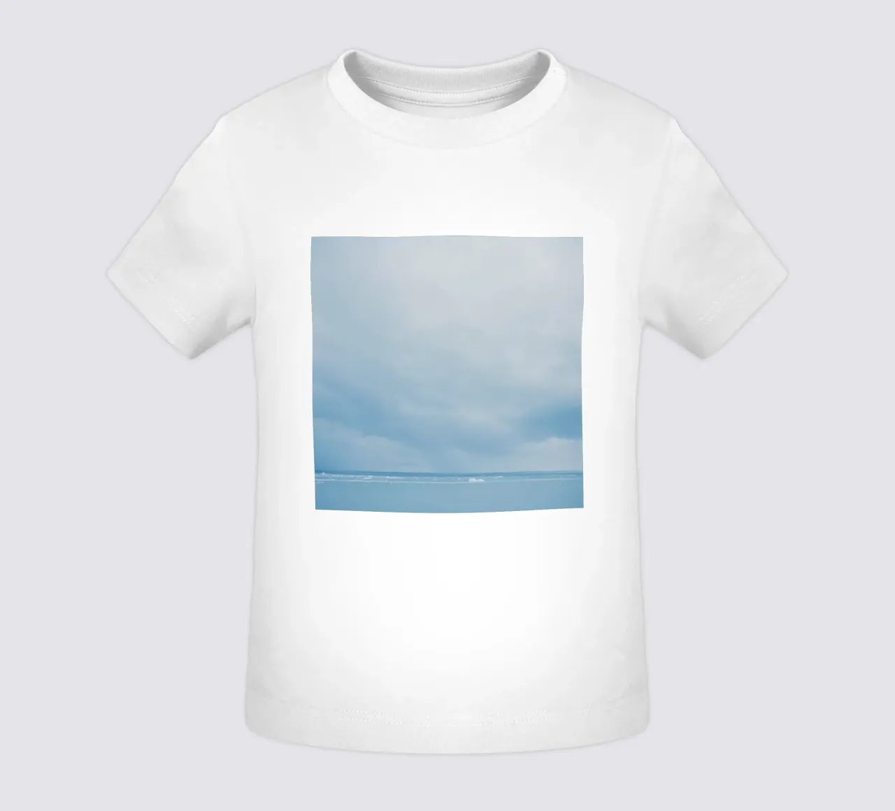 Glacier at the end of the world baby t-shirt by KISSA STUDIO