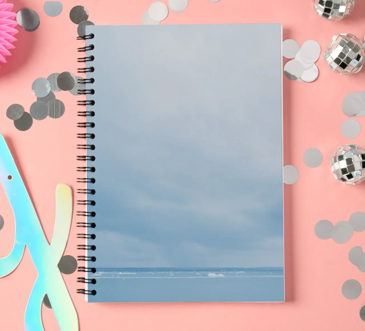 Glacier at the end of the world spiral notebook by KISSA STUDIO