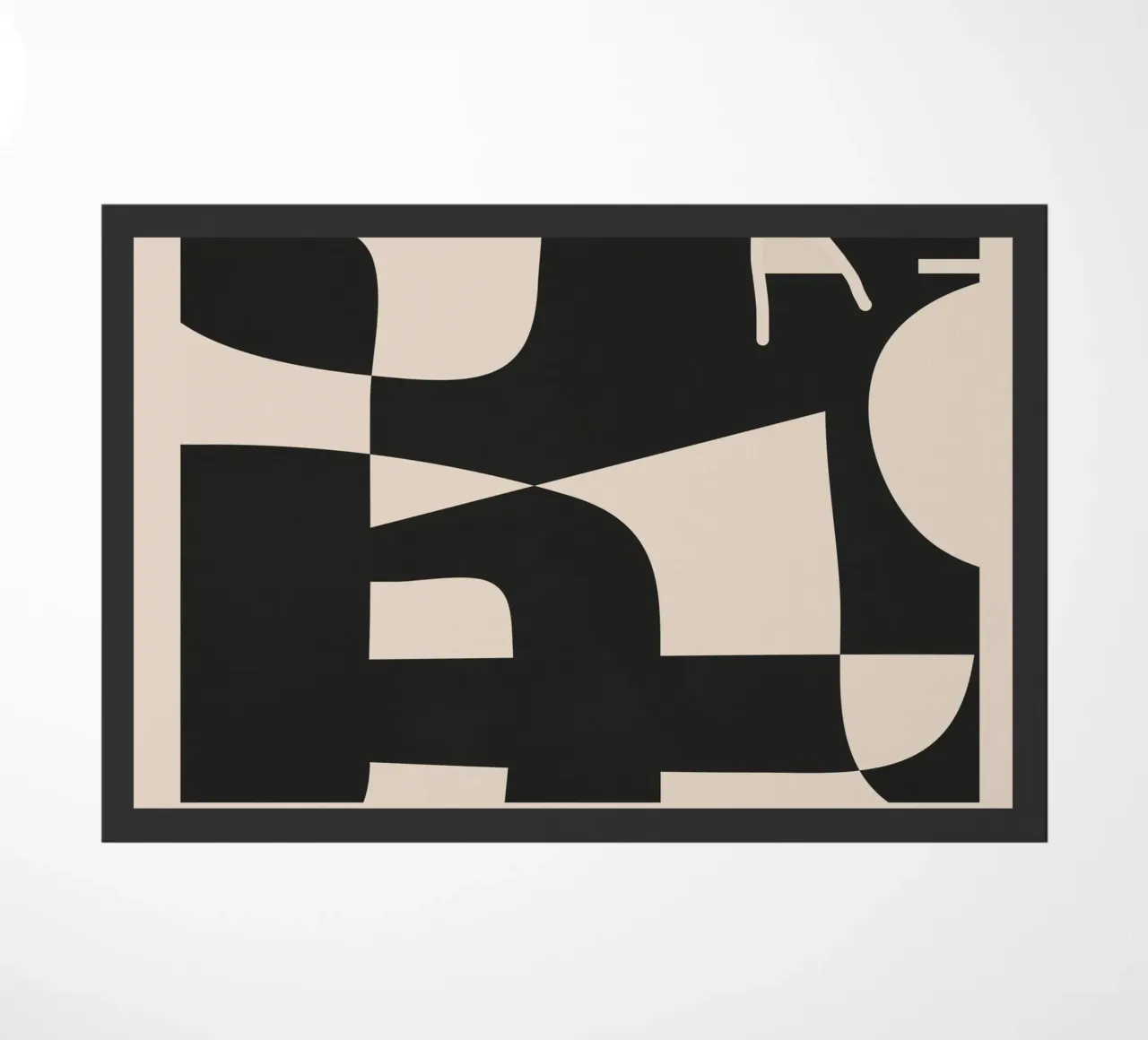 Modern Black And White Abstract Art 1 zerbino da cityart