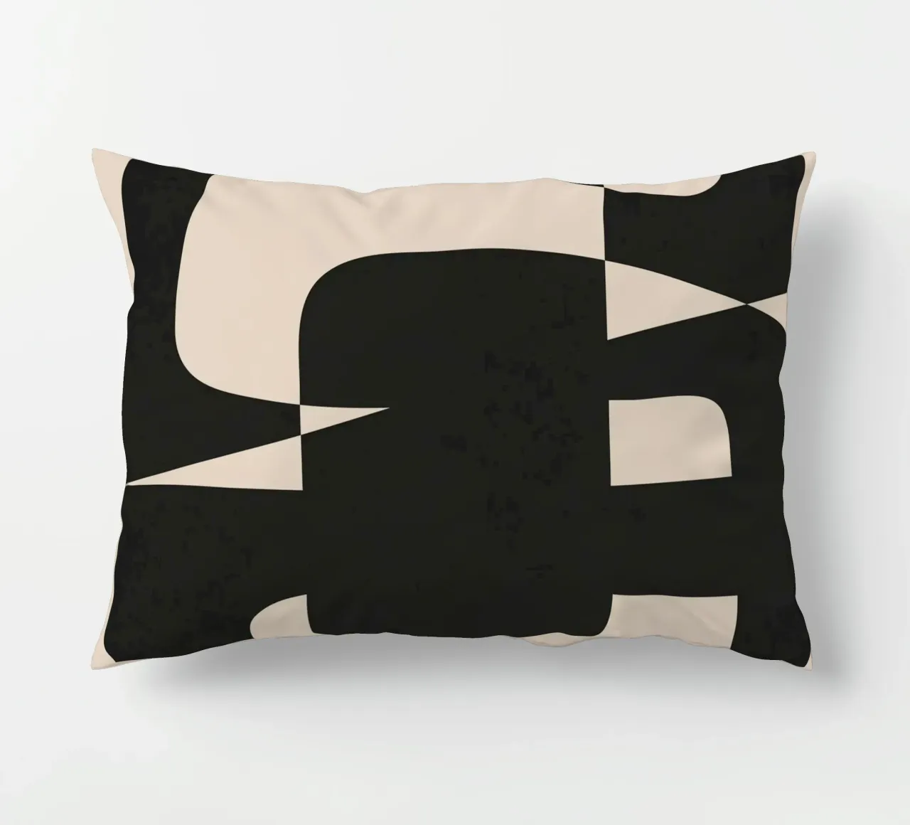 Modern Black And White Abstract Art 5 cuscino da cityart