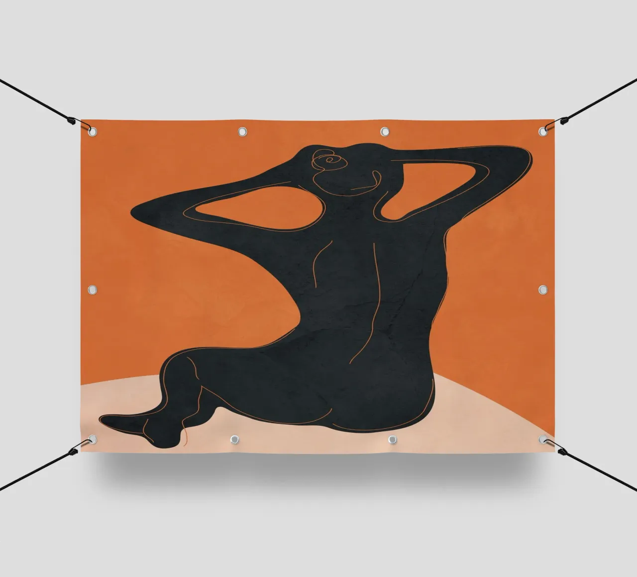 Abstract Nude I telo in pvc da cityart