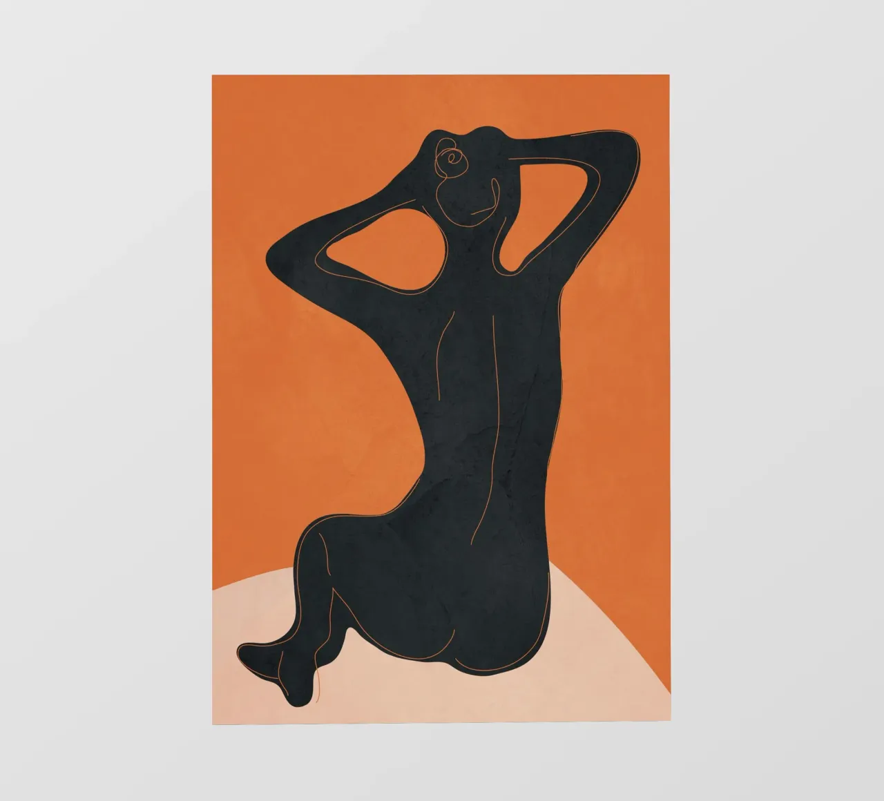 Abstract Nude I telo in pvc da cityart