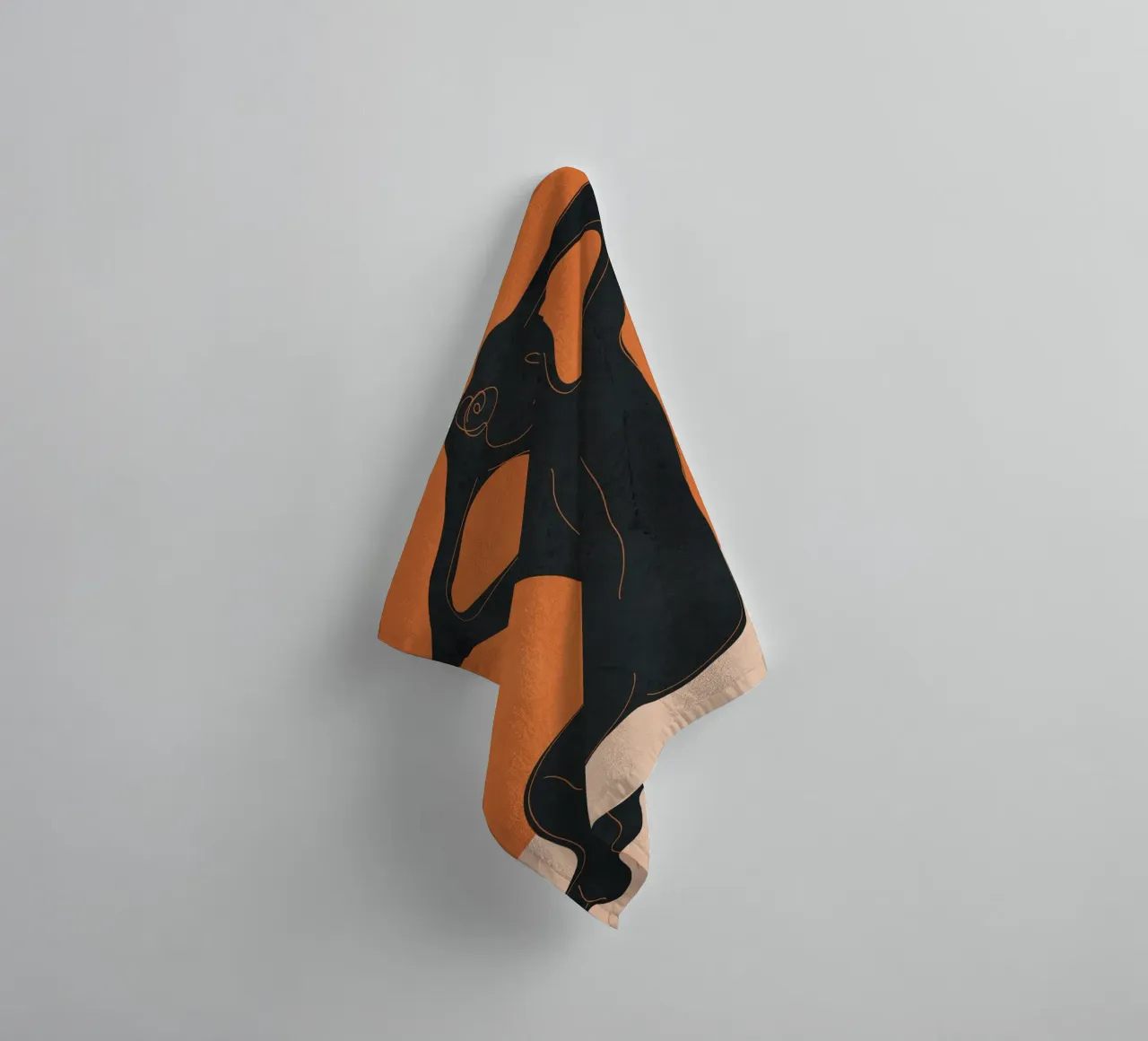 Abstract Nude I asciugamano da bagno da cityart