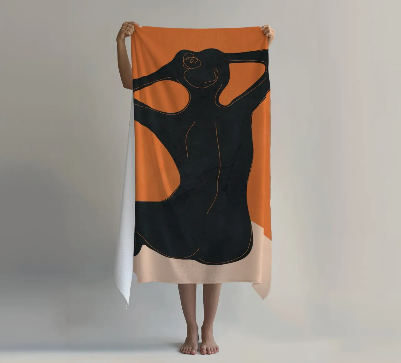 Abstract Nude I telo mare da cityart