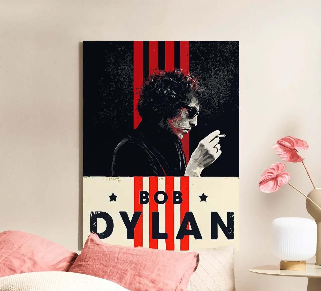bob dylan music 6 Art canvas by music soul