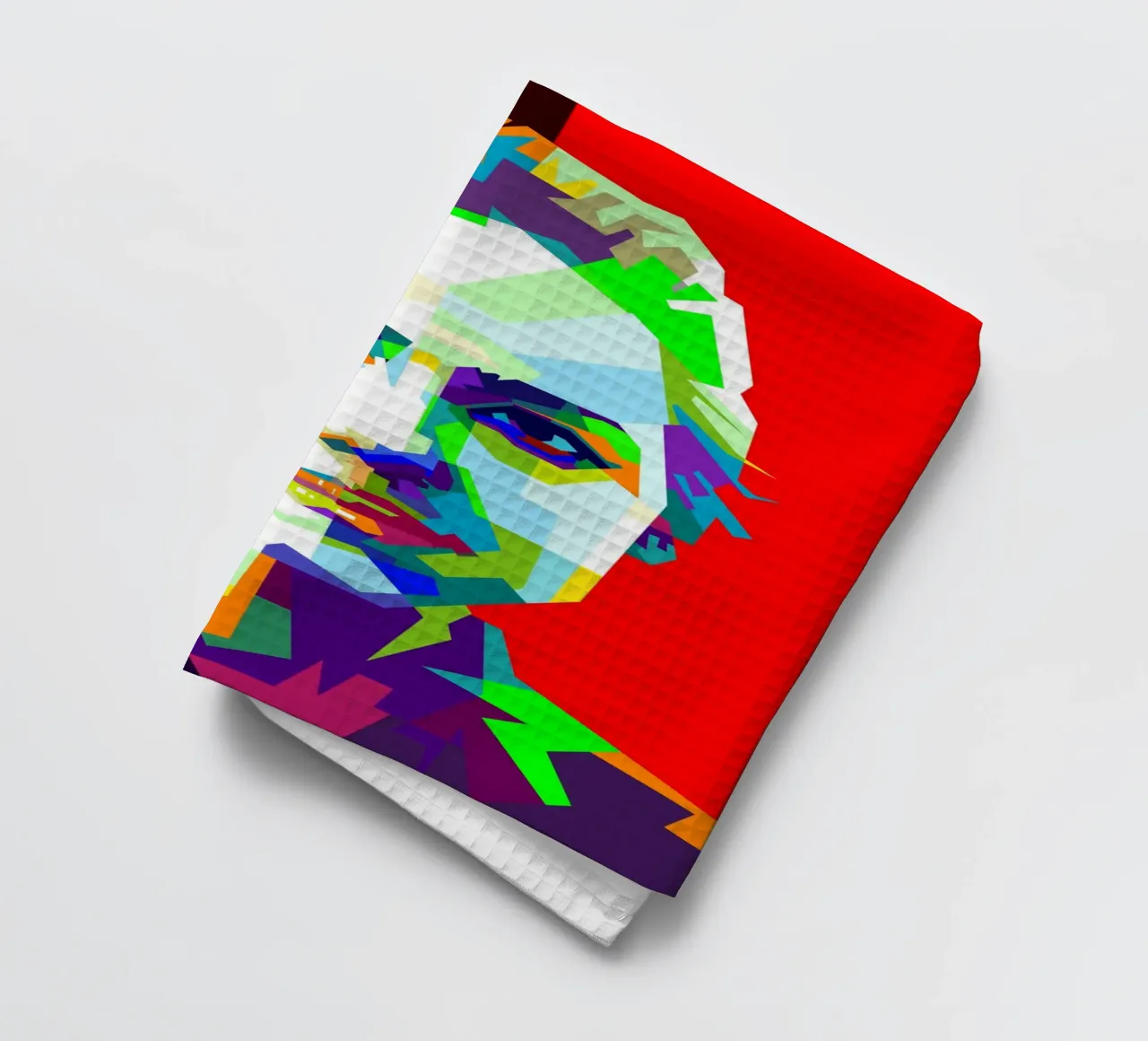 Mooie Javaanse Vrouw Kunst WPAP theedoek van Artkreator