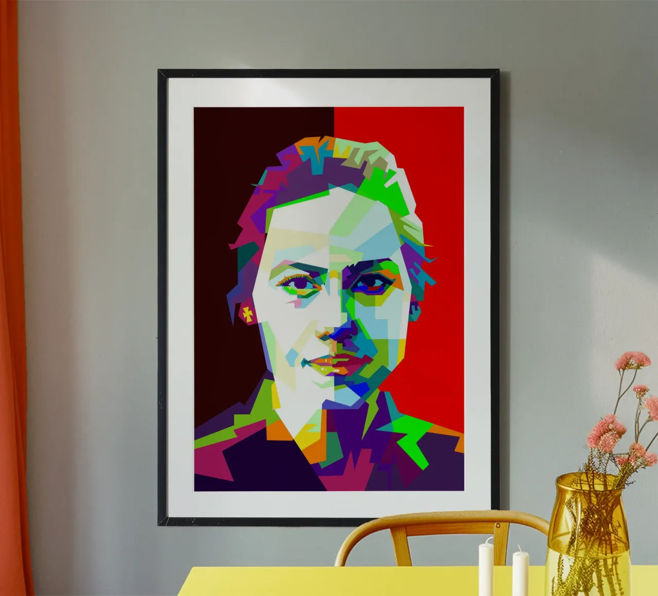 Bella donna giavanese Arte WPAP poster da Artkreator