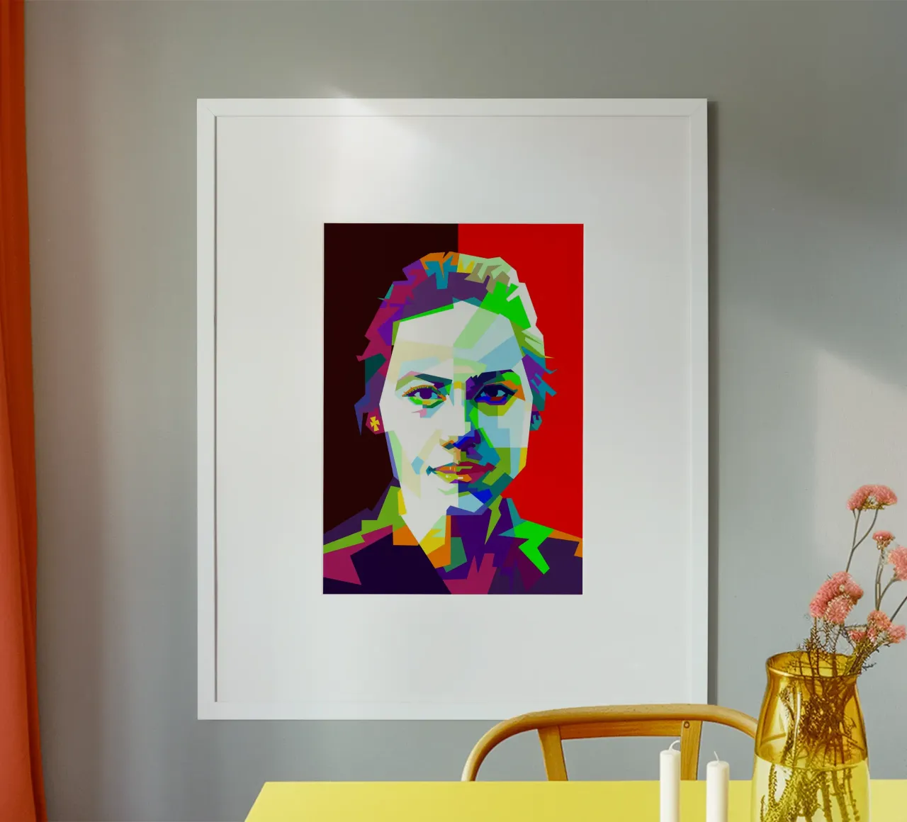 Bella donna giavanese Arte WPAP poster da Artkreator