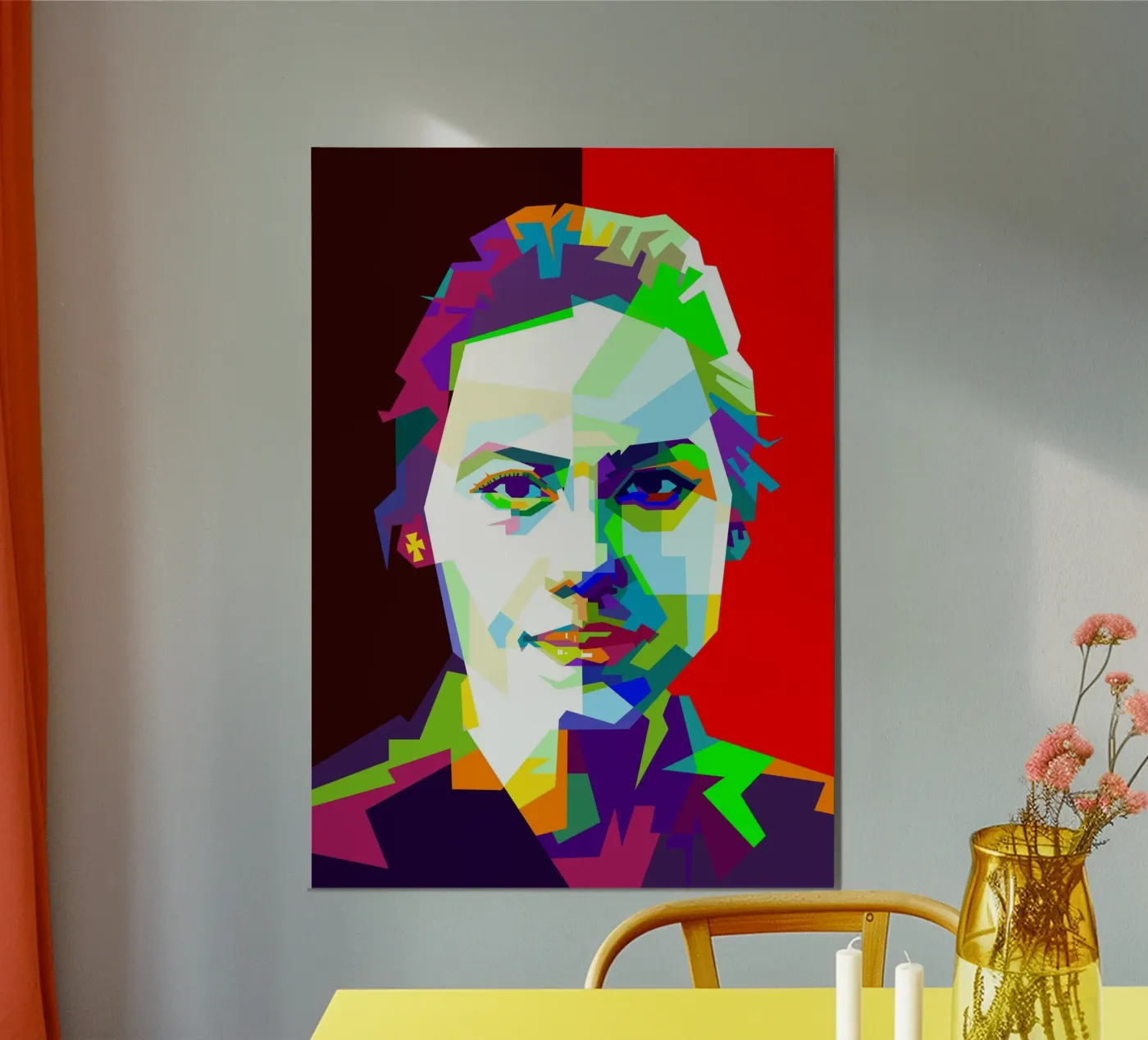 Belle femme javanaise Art WPAP poster de Artkreator