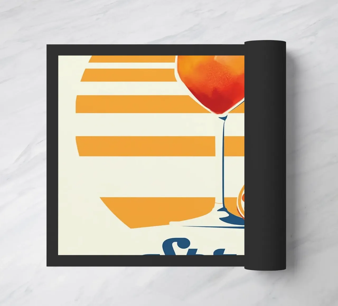 orange slice prosecco zerbino da Adam Murray