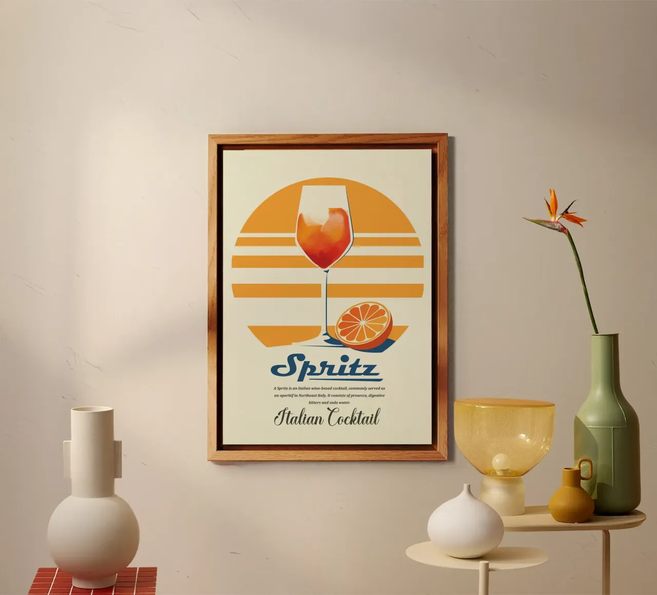 orange slice prosecco alluminio dibond da Adam Murray