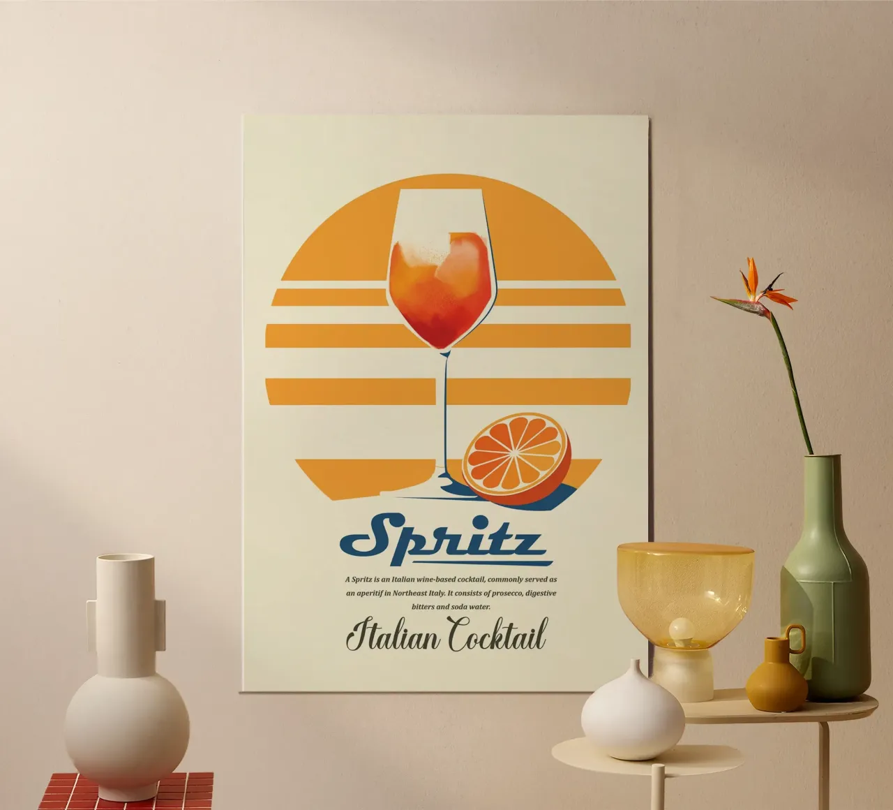 orange slice prosecco alluminio dibond da Adam Murray