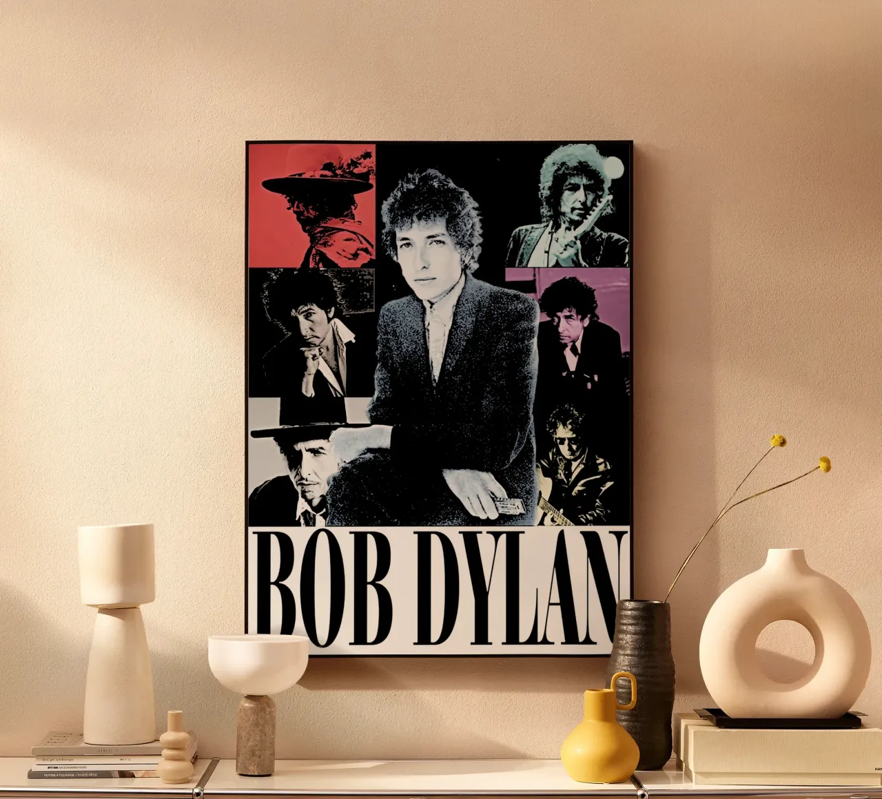 bob dylan music 1 Art acrylic glass by music soul