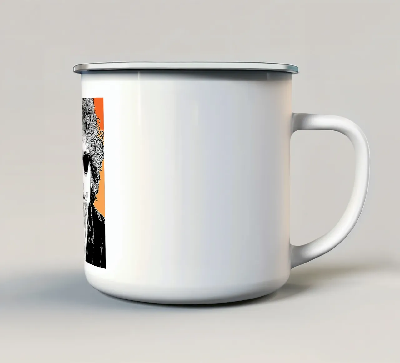 bob dylan musica Arte tazza in smalto da music soul