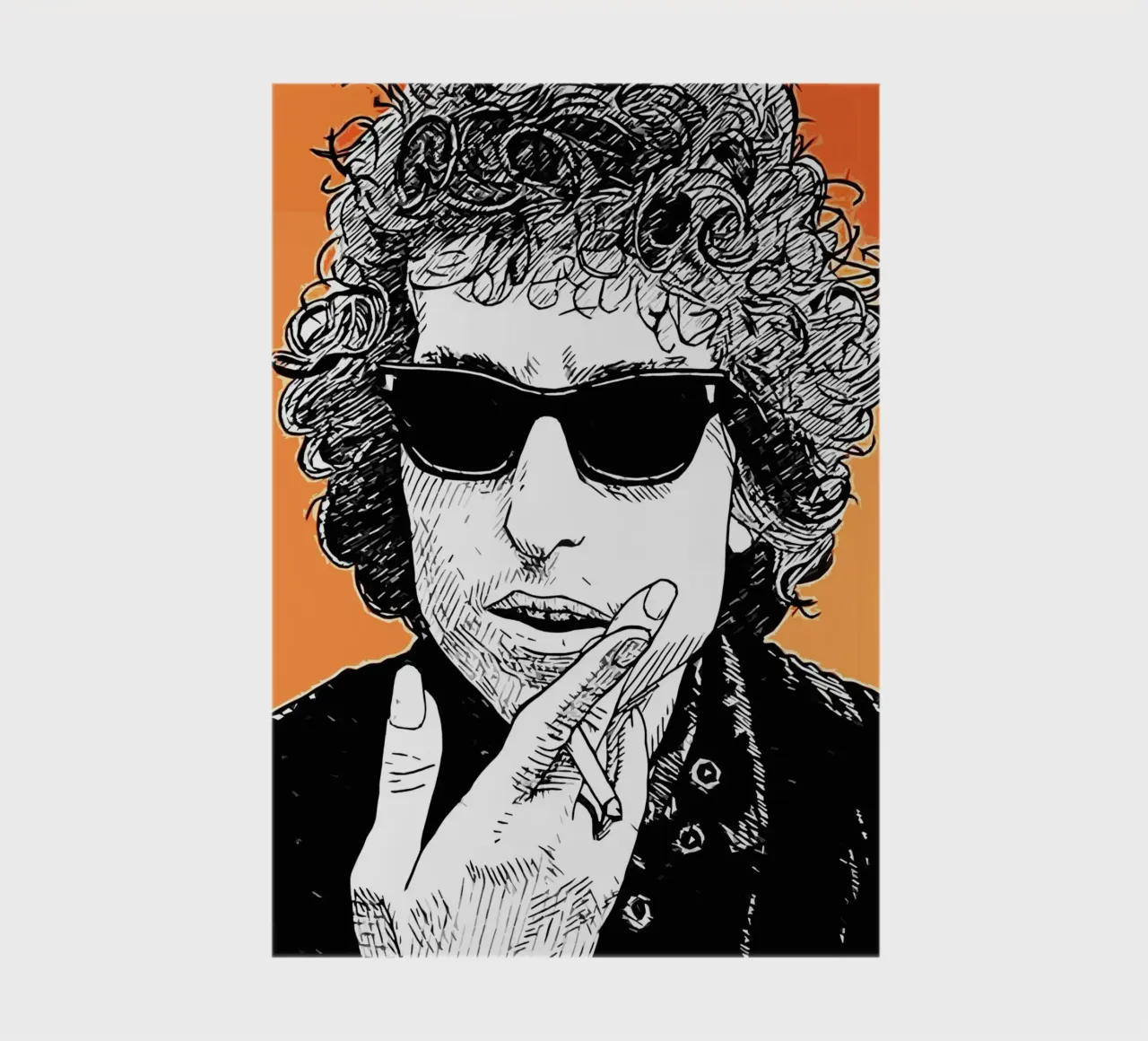bob dylan music Art notebook by music soul