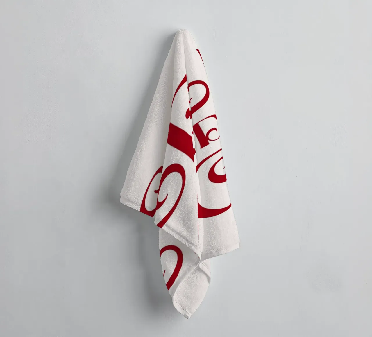 Merry and Bright - Elegante Weihnachts-Typografie Handtuch von ClubArt