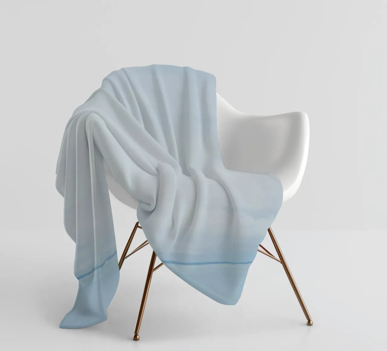 Glacier at the end of the world fleece blanket by KISSA STUDIO
