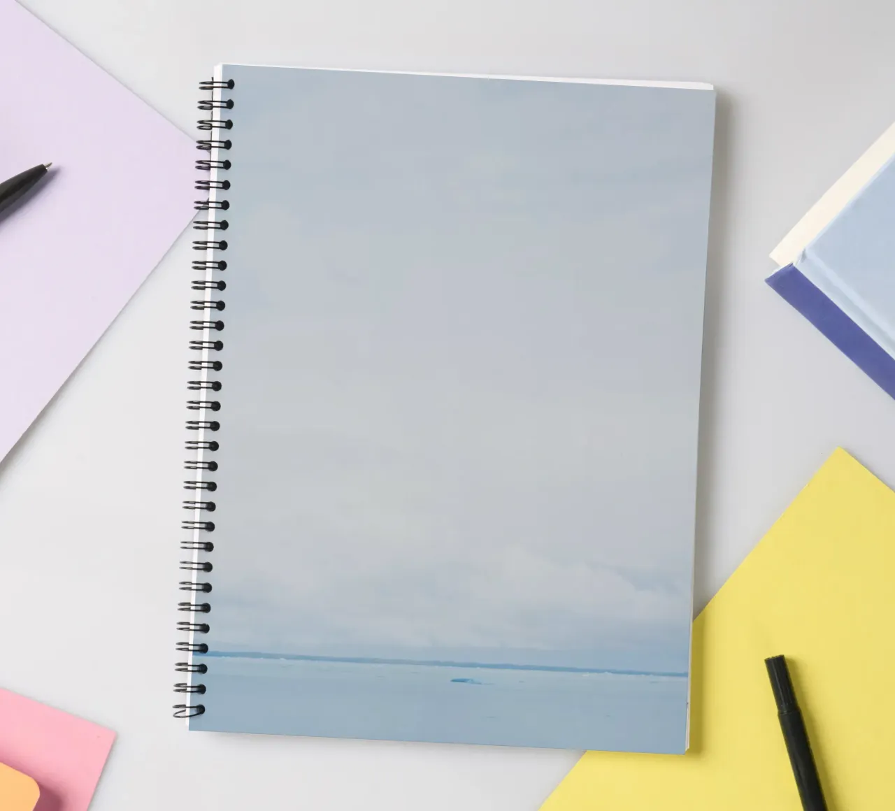 Glacier at the end of the world spiral notebook by KISSA STUDIO