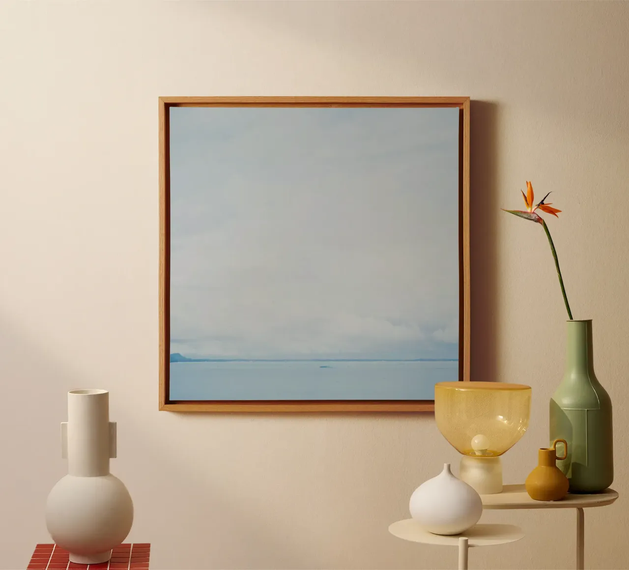 Glacier at the end of the world canvas by KISSA STUDIO