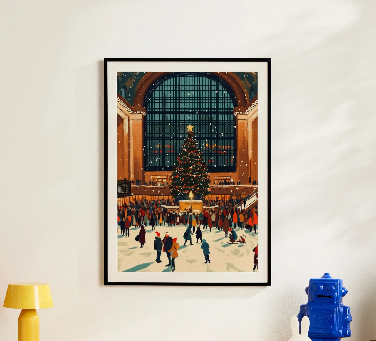 Albero di Natale della Grand Central - Terminal di New York in festa poster da ClubArt