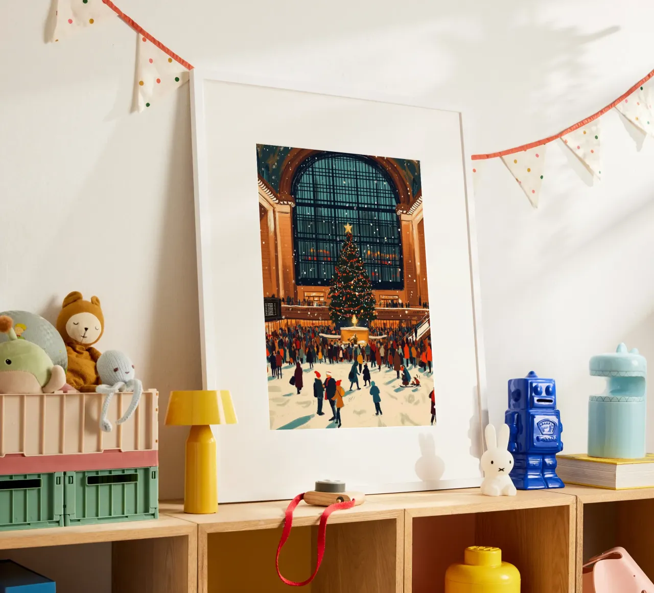 Albero di Natale della Grand Central - Terminal di New York in festa poster da ClubArt