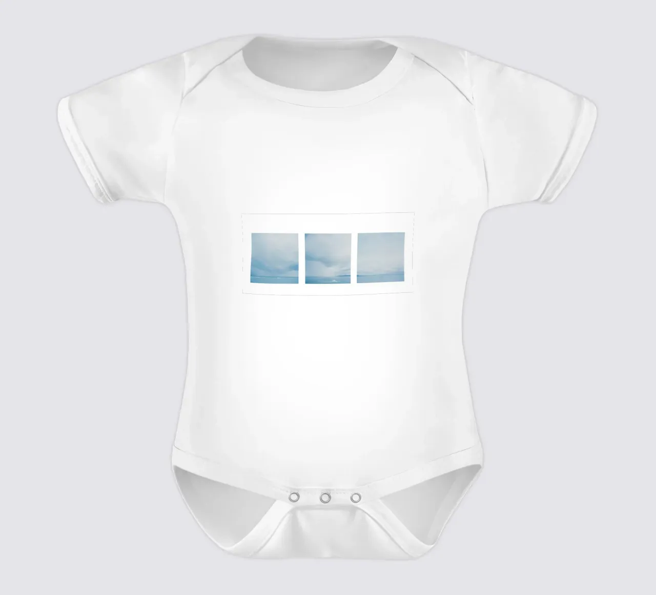 Glacier du bout du monde body bébé de KISSA STUDIO