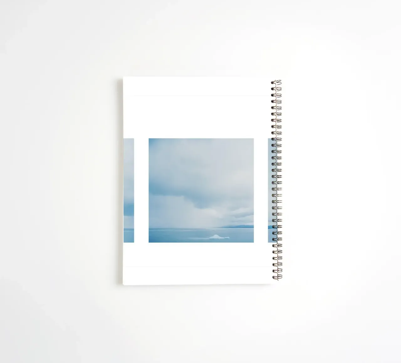 Glacier at the end of the world spiral notebook by KISSA STUDIO
