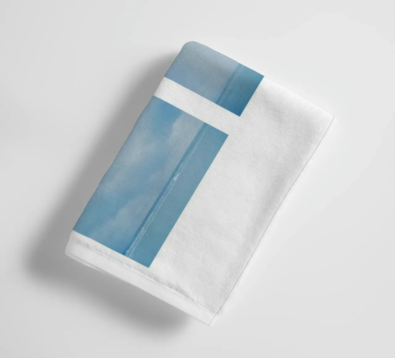 Glacier at the end of the world towel by KISSA STUDIO