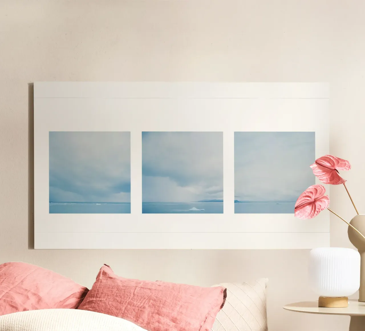 Glacier at the end of the world canvas by KISSA STUDIO