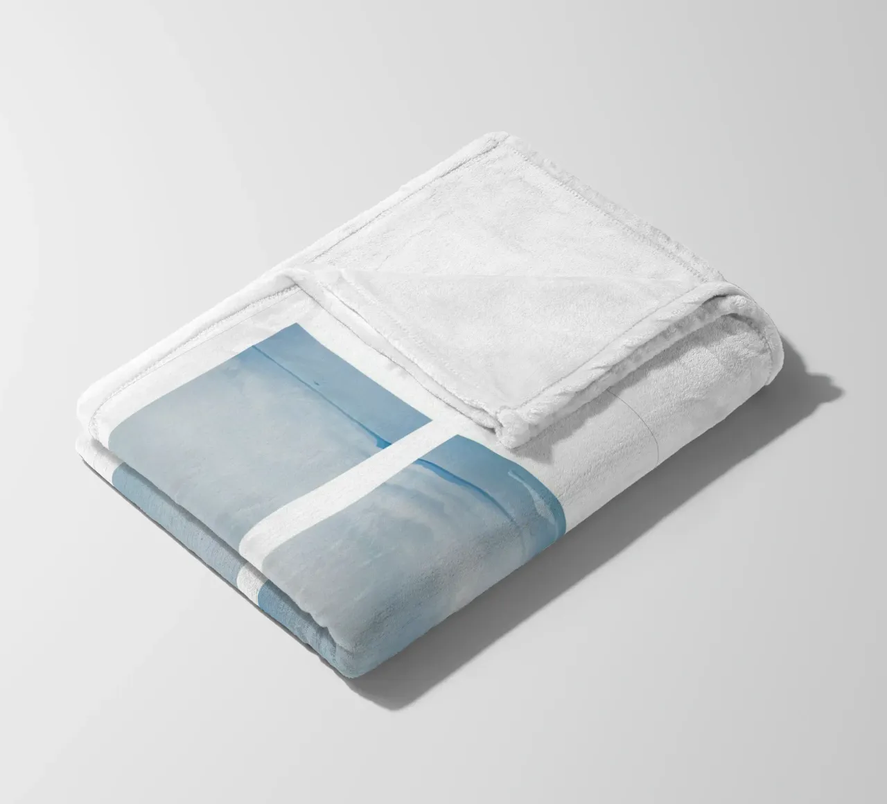 Glacier at the end of the world fleece blanket by KISSA STUDIO